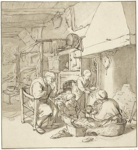Peasant interior